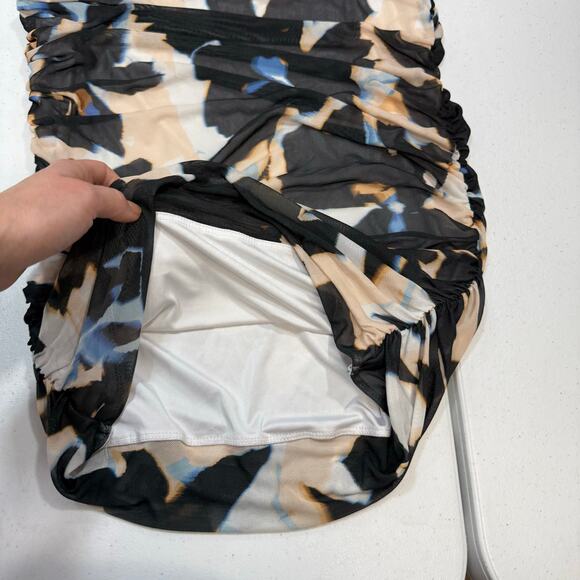 AFRM Belmont Ruched Bodycon Dress Large - Picture 4 of 6